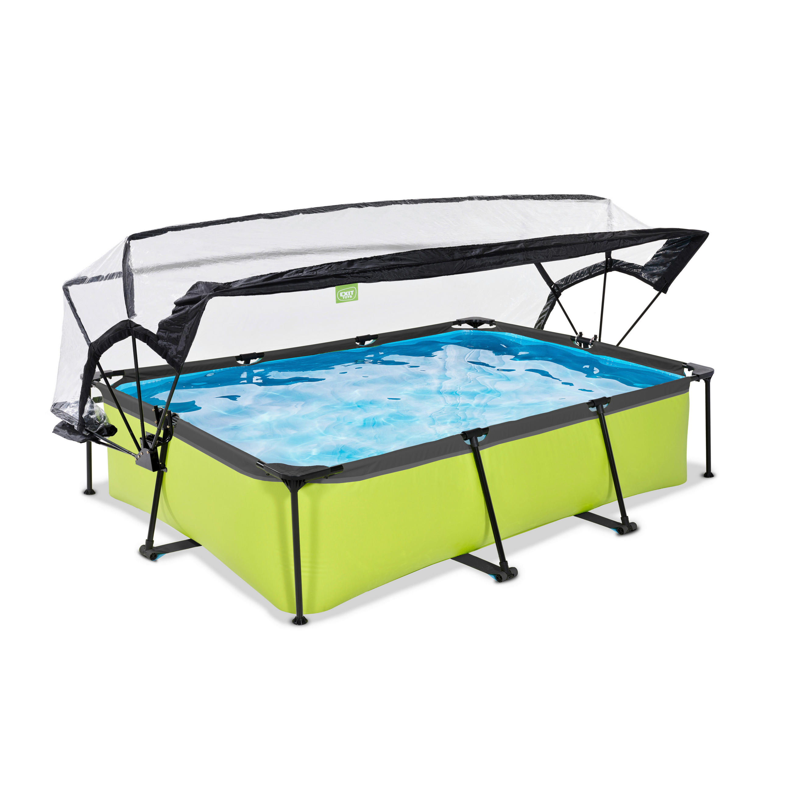POOL SET 300/200/65 cm  - grön, Klassisk, plast (300/200/65cm) - EXIT Toys