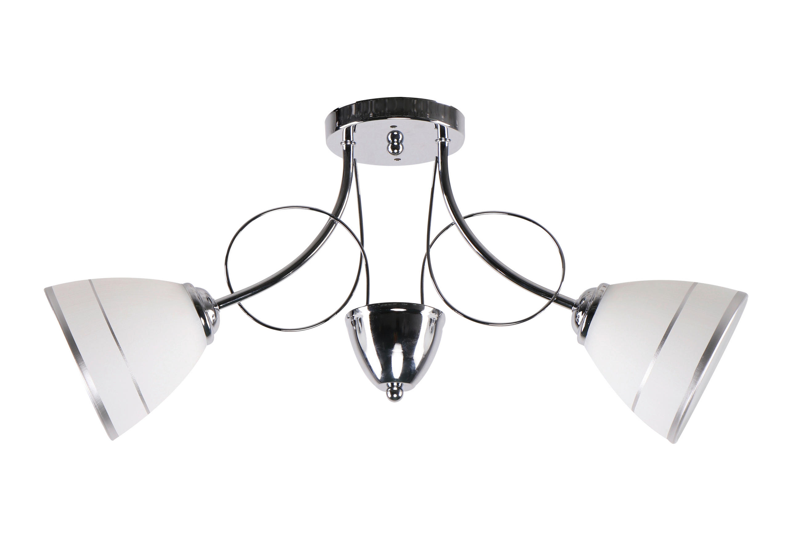 TAKLAMPA Elotte 58/13.7/27 cm  - kromfärg, Klassisk, metall (58/13.7/27cm)