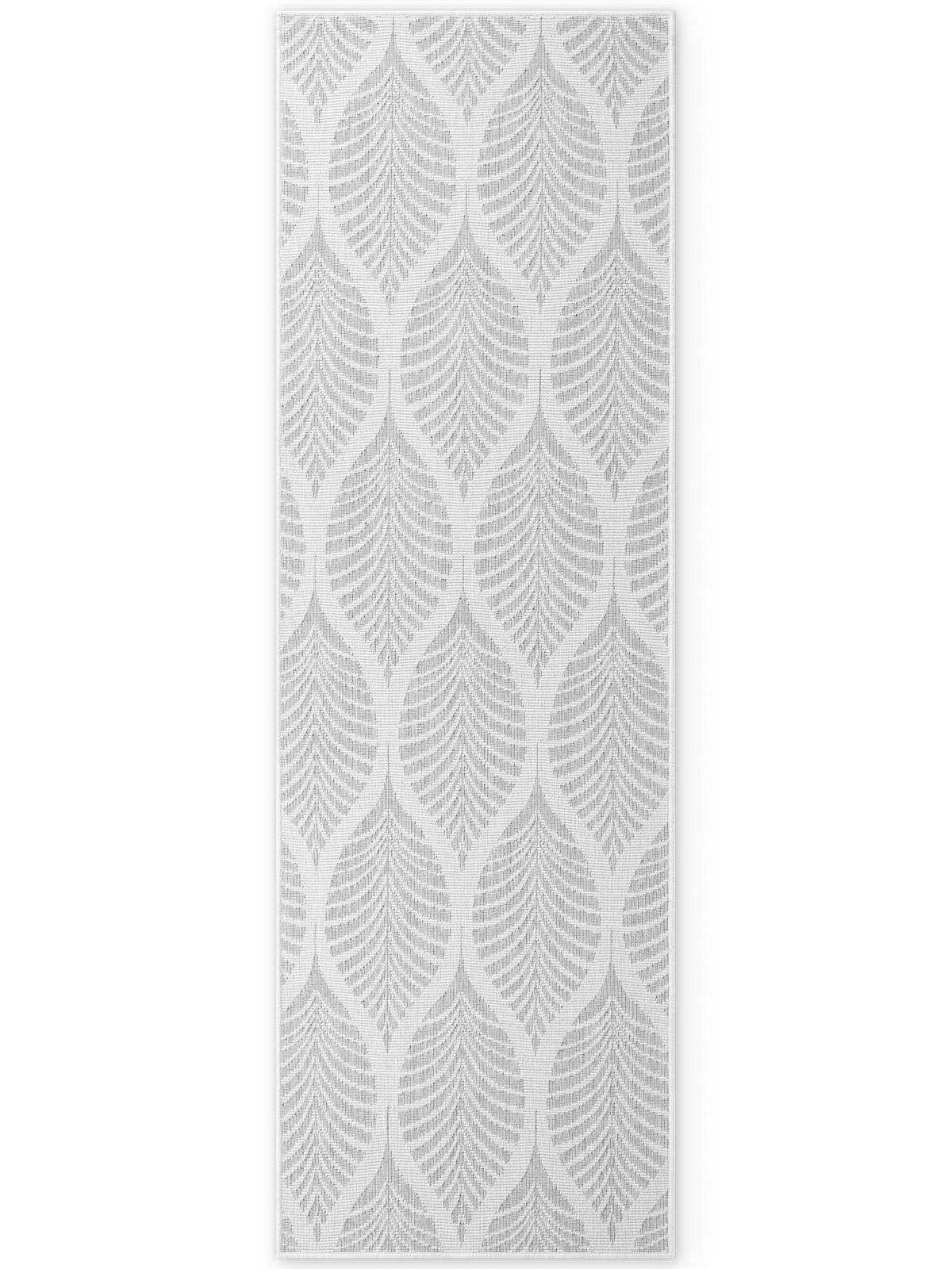 LÄUFER 80/250 cm Duet  - Weiß/Grau, Design, Kunststoff (80/250cm) - Hanse Home
