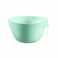 BOL DE AMESTECARE - verde mentă, Basics, plastic (23/21/12.2cm)