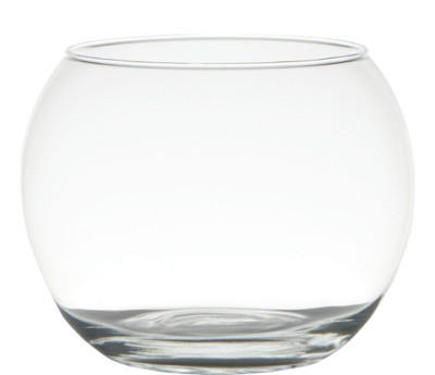 VASE  - Transparent, Basics, Glas (25/20cm)