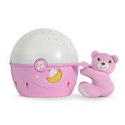 NACHTLICHT - Rosa/Weiß, Basics, Kunststoff/Textil (16/20,8/26cm) - Chicco
