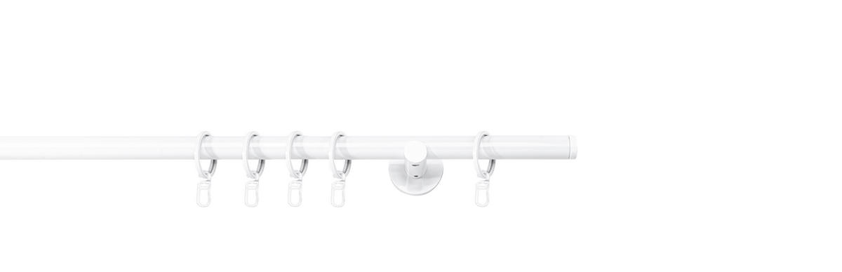 VORHANGSTANGENSET 330 cm  - Weiß, Basics, Metall (330cm)