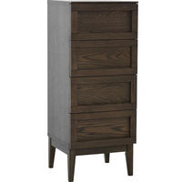 BYRÅ 42/105/42 cm  - mörkbrun, Design, trämaterial/trä (42/105/42cm) - Best Price