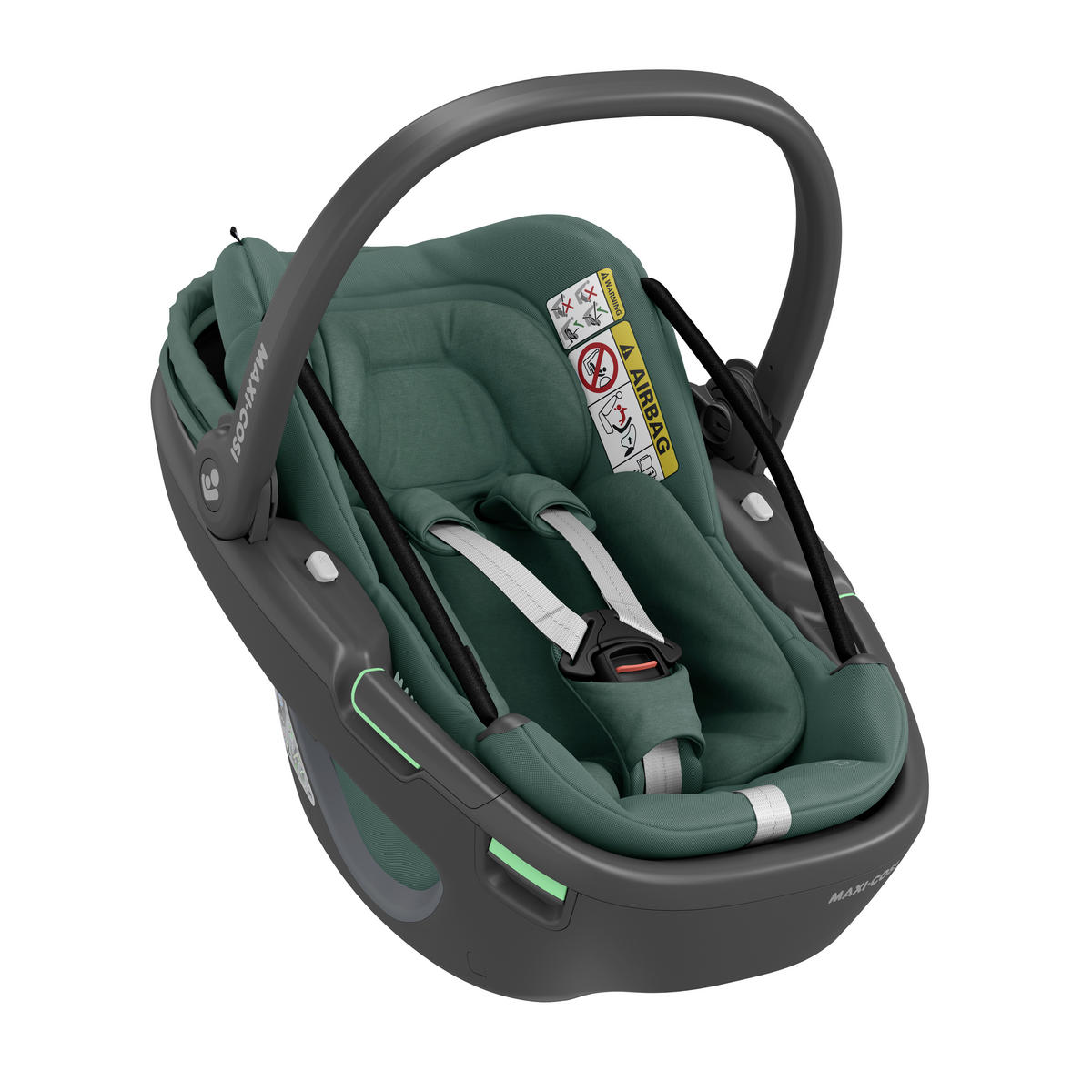 BABYSKYDD Coral 360  - svart/mörkgrön, Basics, metall/textil (44/58/68cm) - Maxi-Cosi