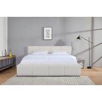 TAPECIRANI KREVET   180/200 cm   bež  - prirodne boje/bež, Moderno, drvo/tekstil (180/200cm) - Livetastic