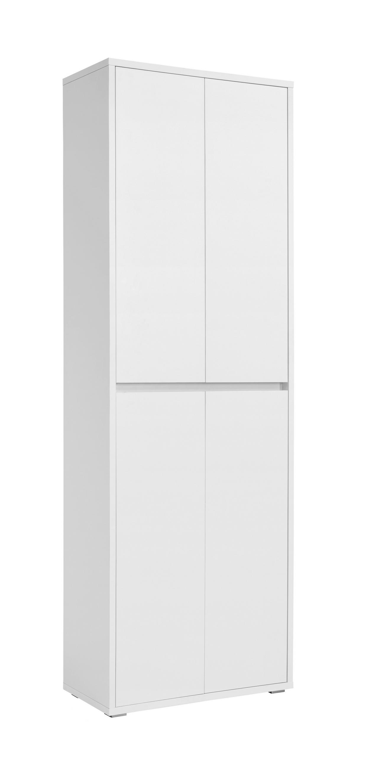 SCHUHSCHRANK Weiß  - Weiß, KONVENTIONELL, Holzwerkstoff (70/210/34cm) - Xora