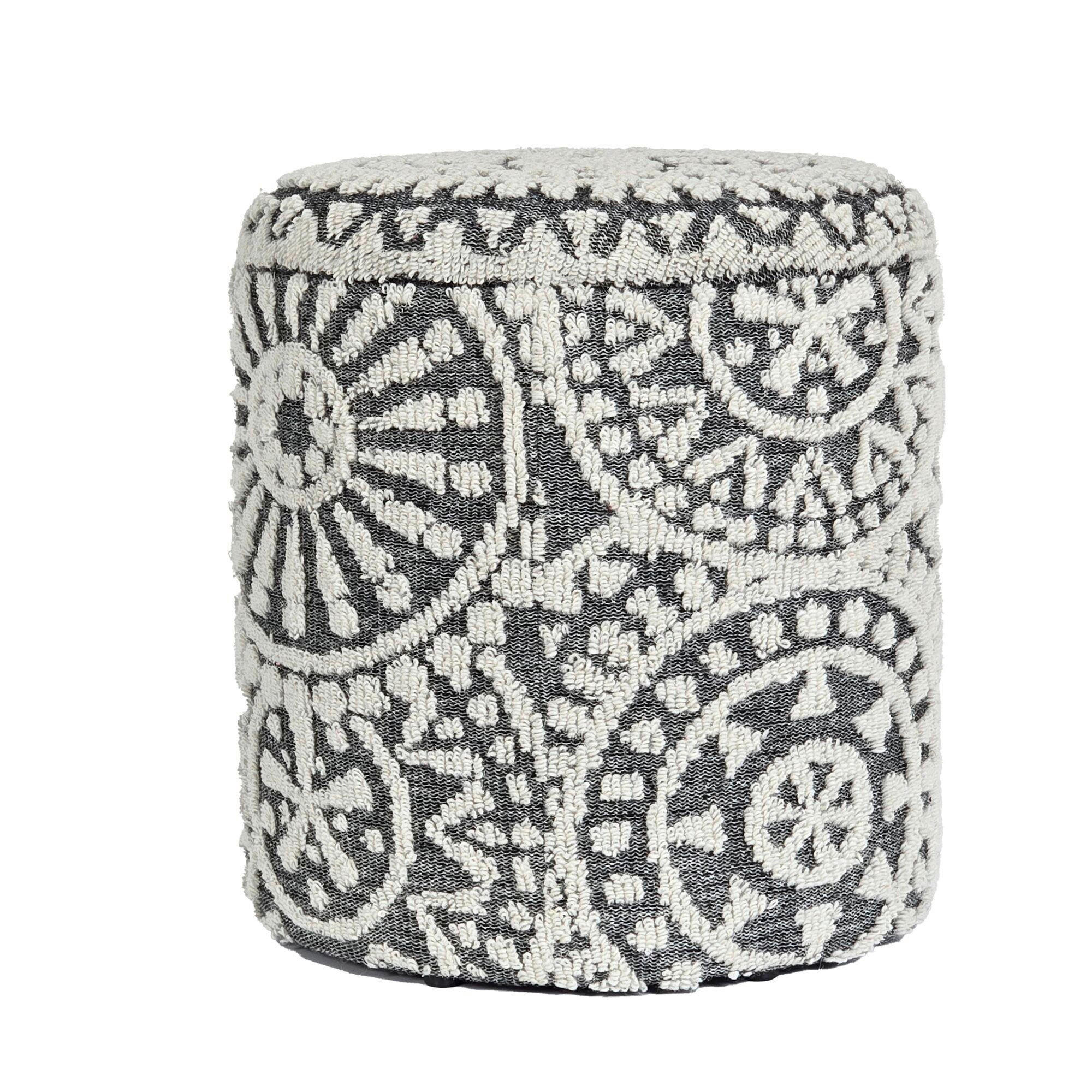 HOCKER Grau  - Grau, Design, Textil (40/45/40cm) - MID.YOU