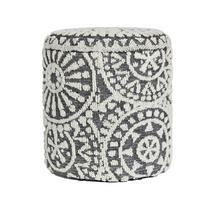 HOCKER Grau  - Grau, Design, Textil (40/45/40cm) - MID.YOU