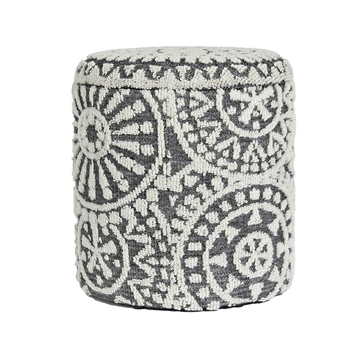 HOCKER Grau  - Grau, Design, Textil (40/45/40cm) - MID.YOU