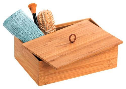 ORGANIZÉR hnědá - hnědá, Basics, dřevo (22/7/15cm)