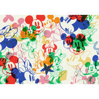 FOTOTAPETE MICKEY AND MINNIE MIXTURE  - Naturfarben, Design, Textil (400/250cm) - Disney