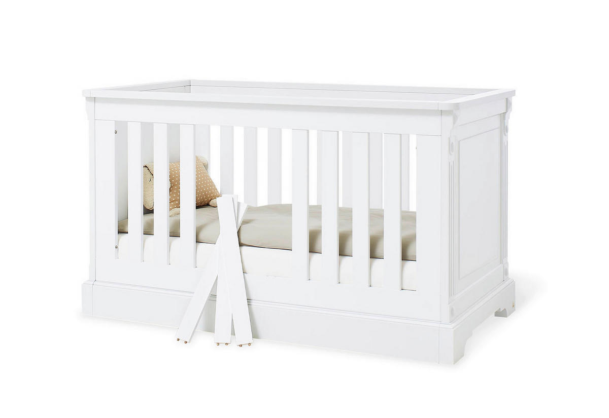 BABYZIMMER PINOLINO EMILIA  - Weiß, ROMANTIK / LANDHAUS, Holzwerkstoff - Pinolino