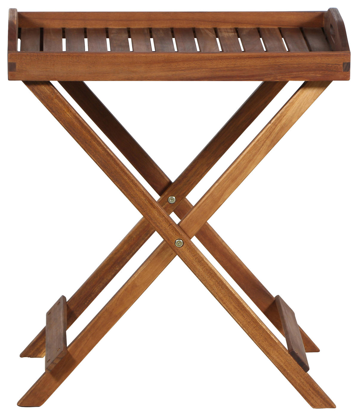 GARTENBEISTELLTISCH 60/40,5/66,5 cm Holz  - Akaziefarben, MODERN, Holz (60/40,5/66,5cm) - Siena Garden