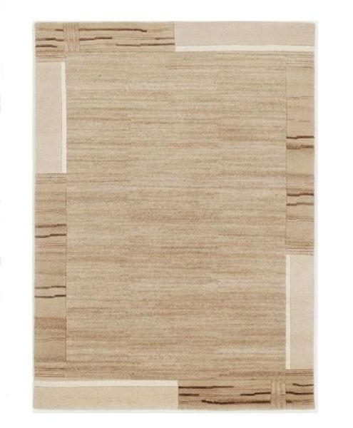 Wollteppich 70/140 cm Naturfarben - Naturfarben, Basics, Textil (70/140cm) - Cazaris