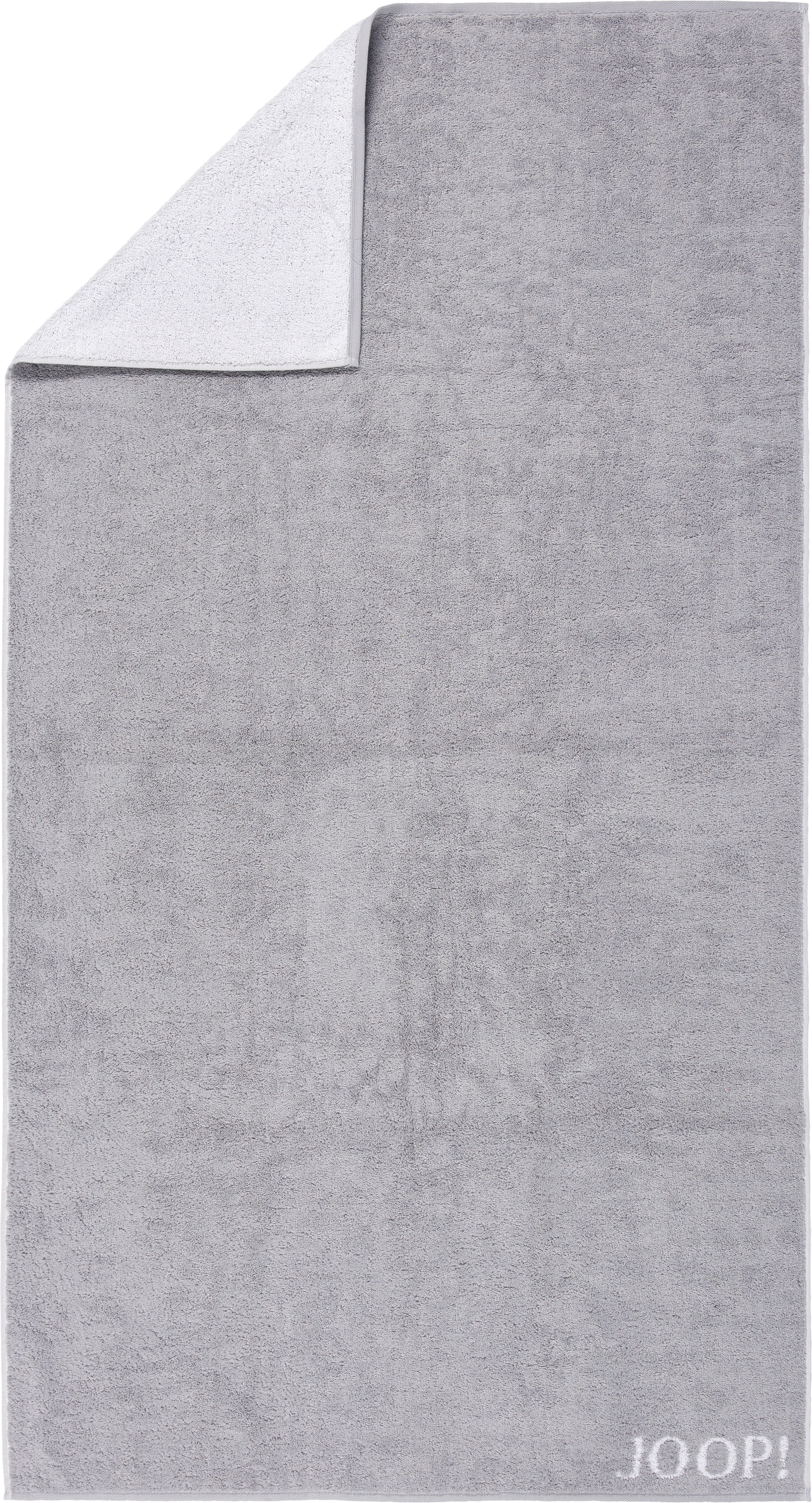 DUSCHTUCH CLASSIC DOUBLEFACE 80/150 cm  - Silberfarben/Hellgrau, Basics, Textil (80/150cm) - Joop!