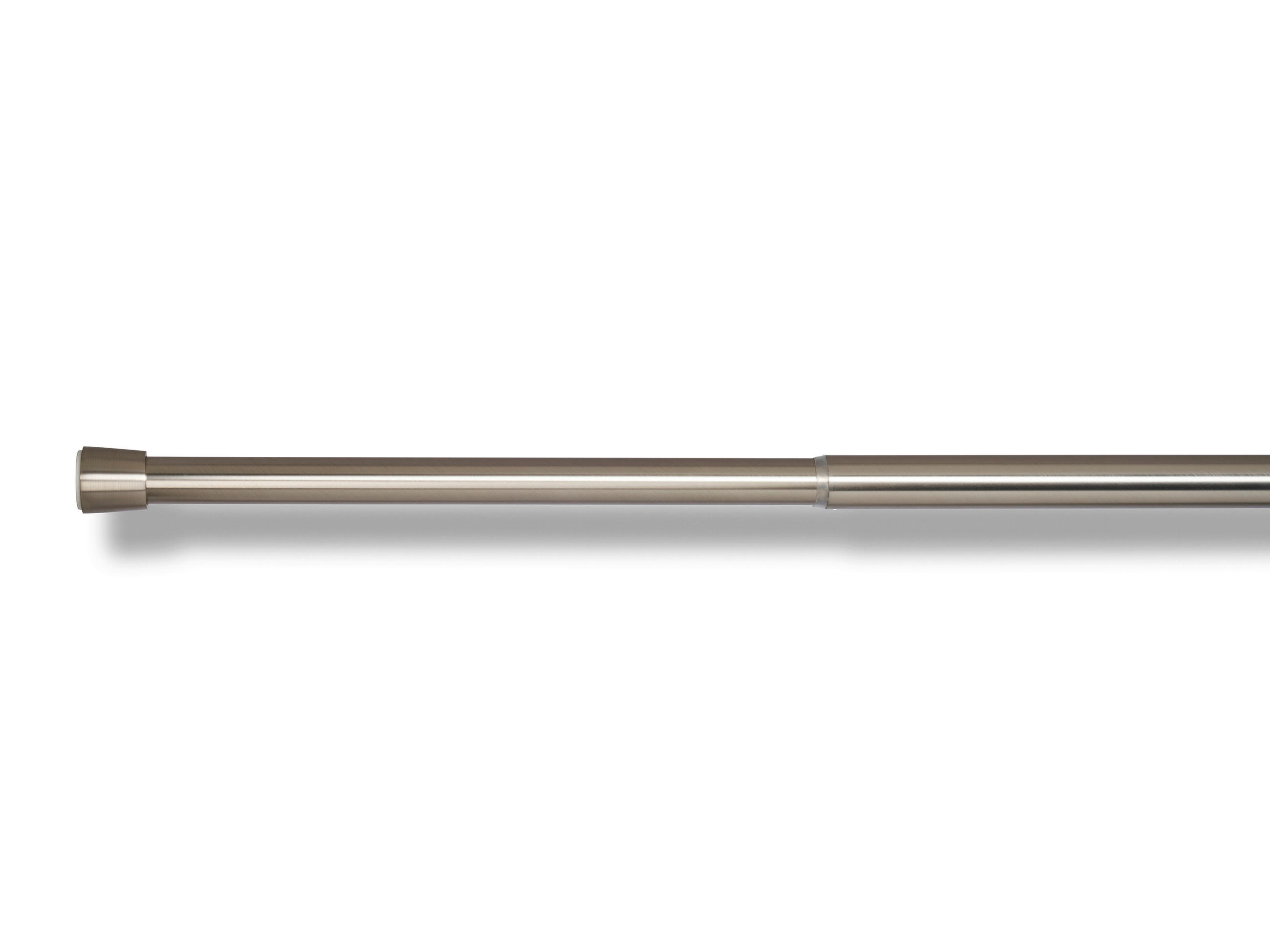 KLEMMSTANGE  - Grau Hochglanz, Design, Metall (65-100cm) - Homeware