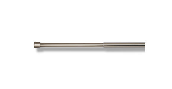 KLEMMSTANGE  - Grau Hochglanz, Design, Metall (120-220cm) - Homeware