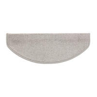 STUFENMATTE  65/23.5 cm  Silberfarben  - Silberfarben, Basics, Leder/Textil (65/23.5cm) - Floordirekt