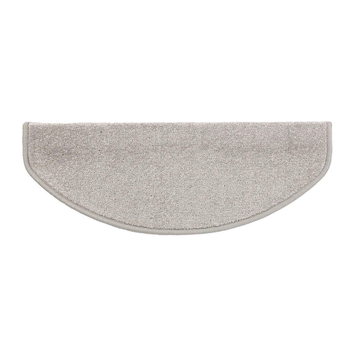 STUFENMATTE  65/23.5 cm  Silberfarben  - Silberfarben, Basics, Leder/Textil (65/23.5cm) - Floordirekt