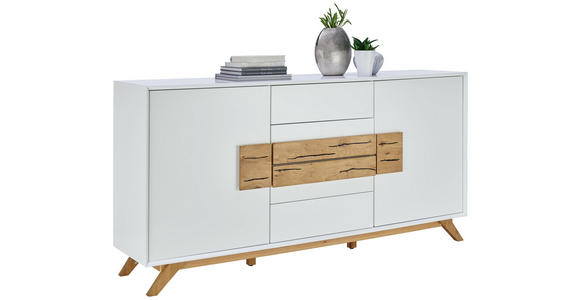 SIDEBOARD 178/89/40 cm - Eichefarben/Weiß, Design, Holz/Holzwerkstoff (178/89/40cm) - Xora