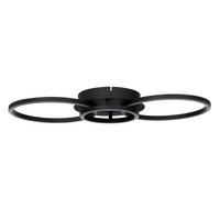 STROPNA LED-SVETILKA  Giga 40 W 4900 lm 3000 K 220-240 V  - črna, Design, kovina/umetna masa (68/30/7,5cm) - Novel