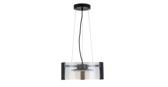 LED-HÄNGELEUCHTE 40/120 cm - Transparent/Schwarz, Design, Kunststoff/Metall (40/120cm) - Novel