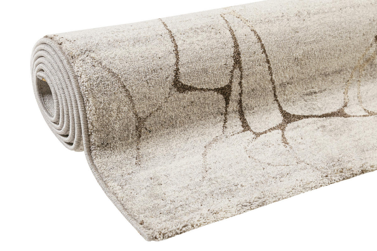 WEBTEPPICH 200/290 cm Solo Fields Taupe, Beige  - Taupe/Beige, Design, Textil (200/290cm) - Novel