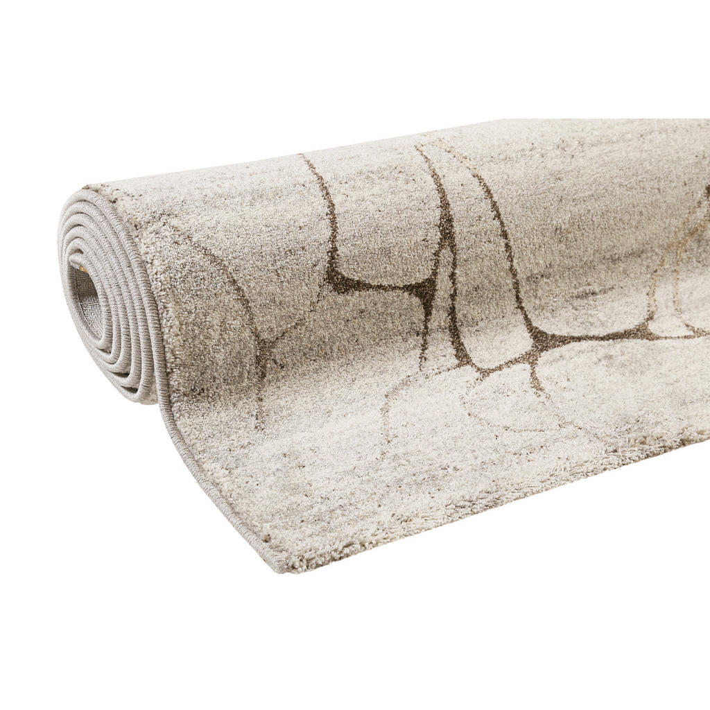 Thumbnail - Novel Webteppich Solo Fields, Taupe, Beige, Textil, Abstraktes, rechteckig, 80x150 cm, Textiles Vertrauen - Oeko-Tex®, H...