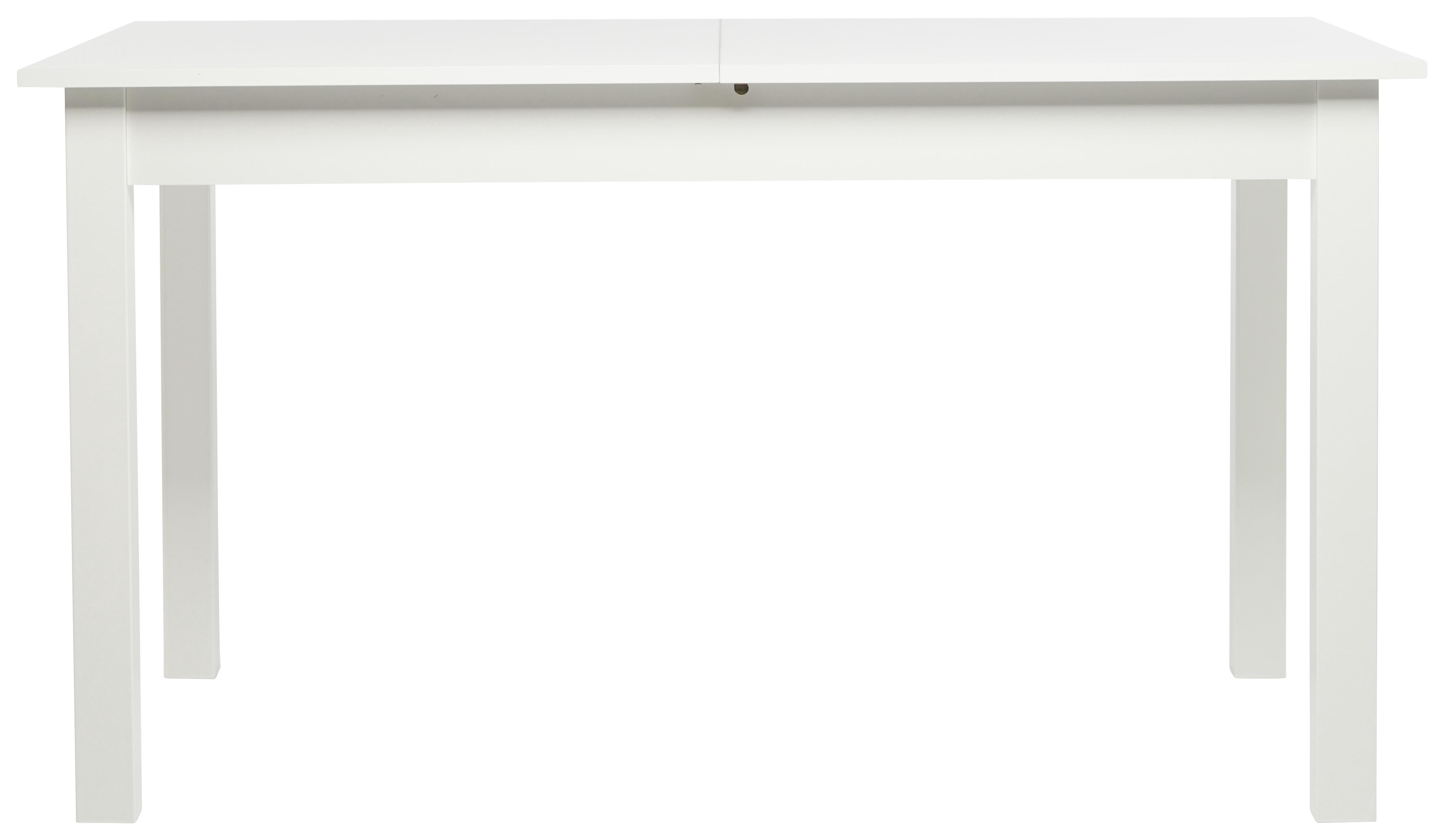 ESSTISCH 140-180/80/76,5 cm Weiß rechteckig  - Weiß, Design (140-180/80/76,5cm) - MID.YOU
