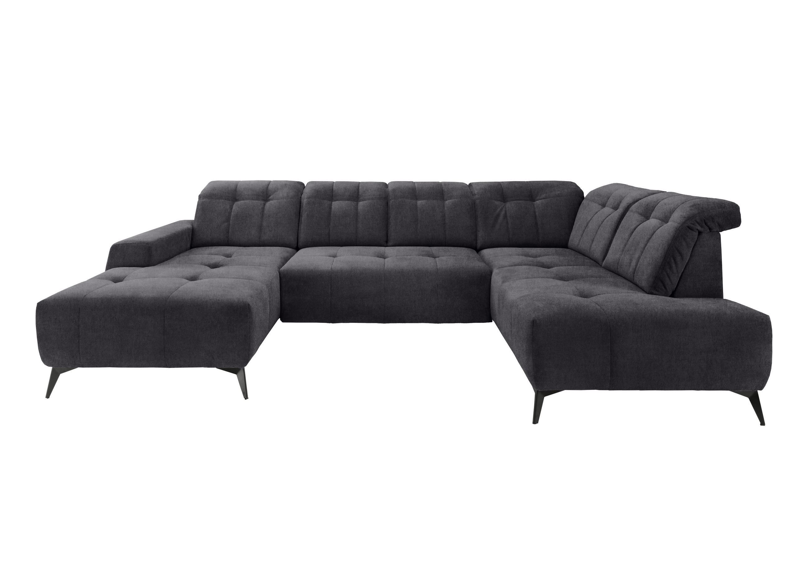 Livetastic Wohnlandschaft Anthrazit 337x200 cm