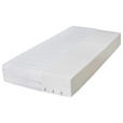 KOMFORTSCHAUMMATRATZE 90/200 cm Höhe ca. 25 cm  - Weiß, Basics, Textil (90/200cm) - Sleeptex