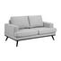 ZWEISITZER-SOFA in Holz, Textil Hellgrau - Hellgrau/Schwarz, Design, Holz/Textil (165,0/81,0/92,0cm) - Carryhome ZWEISITZER-SOFA in Holz, Textil Hellgrau - Hellgrau/Schwarz, Design, Holz/Textil (165,0/81,0/92,0cm) - Carryhome