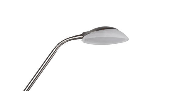 LED-DECKENFLUTER 32,5/180 cm - Alabasterfarben/Nickelfarben, Basics, Glas/Metall (32,5/180cm) - Novel