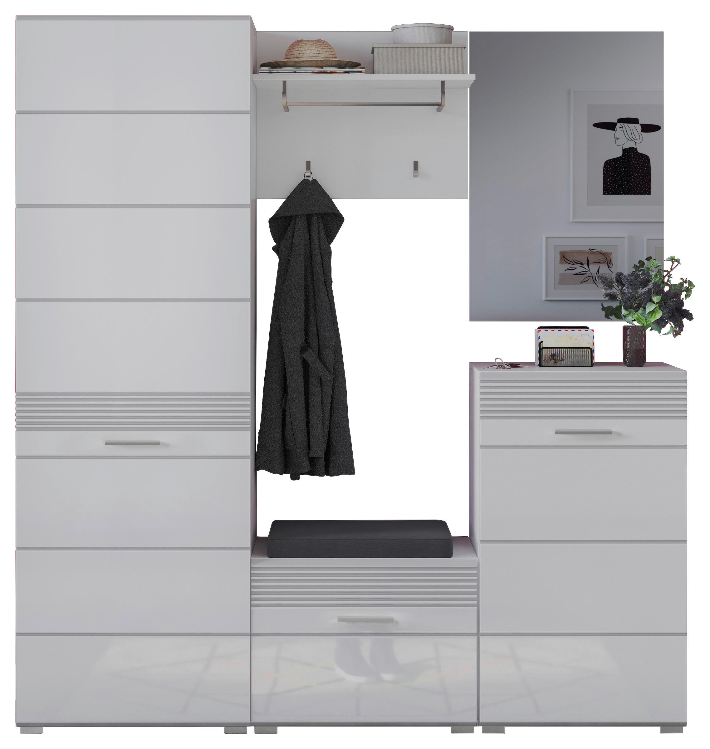 Carryhome ŠATNA, 170/190/37 cm