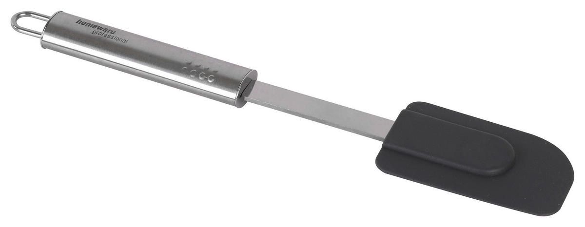 TEIGSCHABER - Silberfarben/Schwarz, Basics, Kunststoff/Metall (26cm) - Homeware Profession.