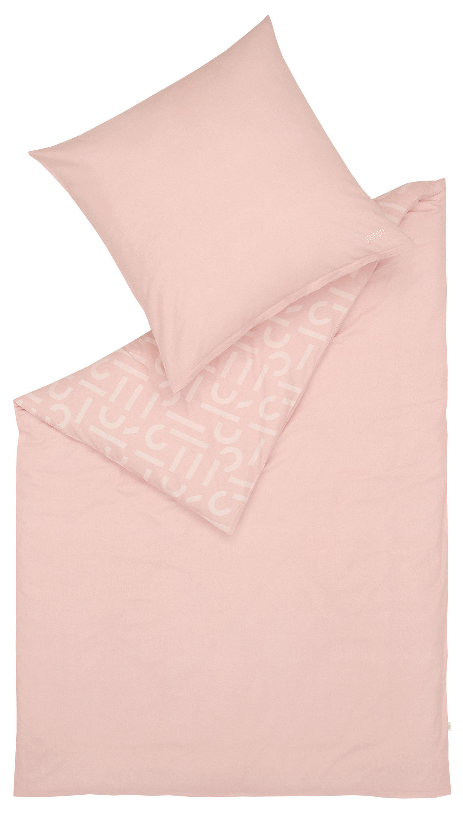 OBOUSTRANNÉ POVLEČENÍ, renforcé, krémová, růžová, starorůžová, 155/220 cm - starorůžová/růžová, Basics, textil (155/220cm) - Esprit