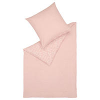 WENDEBETTWÄSCHE 155/220 cm E-ScatterBig Renforcé  - Creme/Altrosa, Basics, Textil (155/220cm) - Esprit