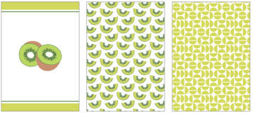 KONYHARUHASZETT 3 részes zöld, fehér  - fehér/zöld, Konventionell, textil (50/70cm) - Esposa