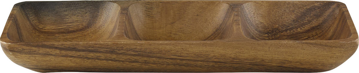 SKODELICA ZA PRIGRIZKE   les      40,5/14/5 cm    - barve akacije, Konvencionalno, les (40,5/14/5cm) - Homeware Profession.