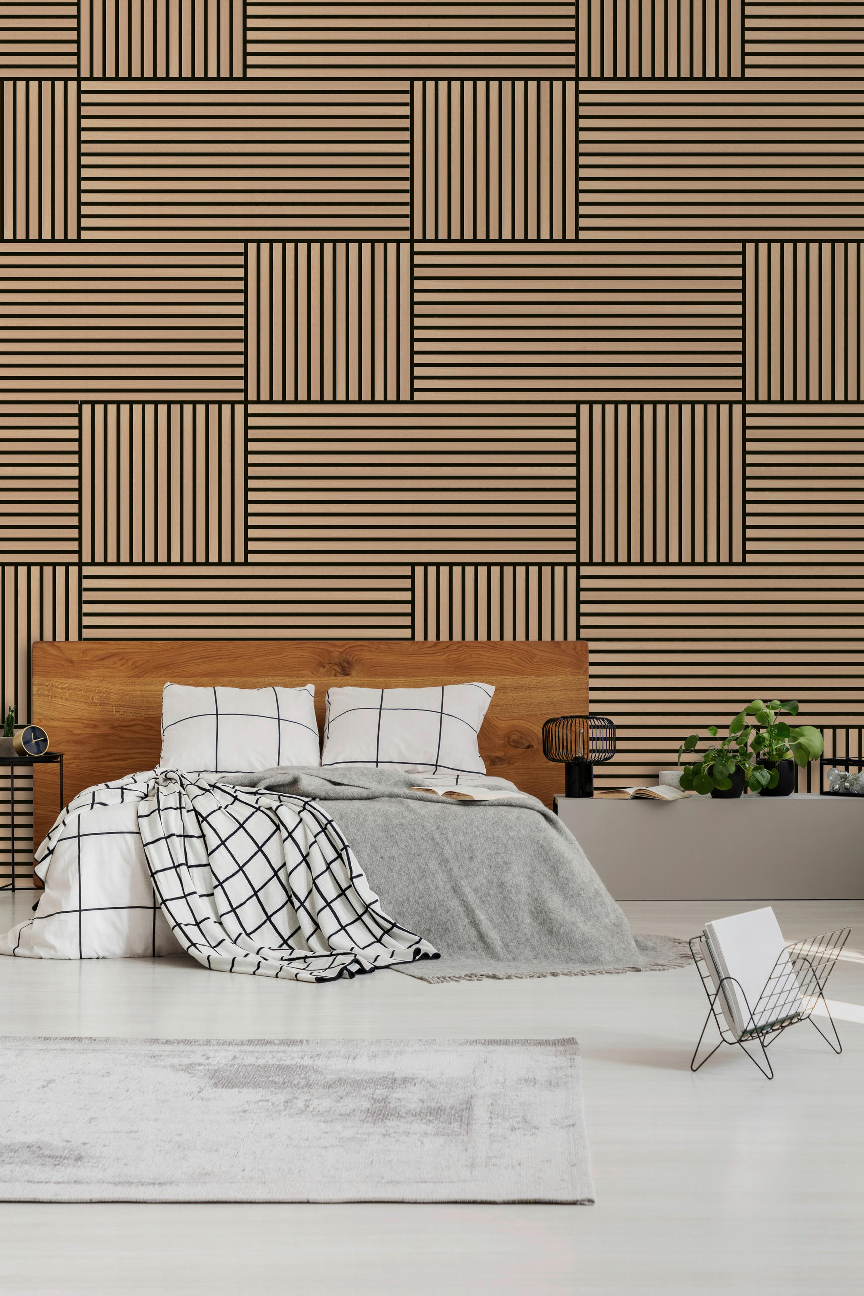 AKUSTIKPANEEL Echtholz Modular Wall System 52/104 cm  - Eichefarben, MODERN, Holzwerkstoff (52/104cm) - Jangal