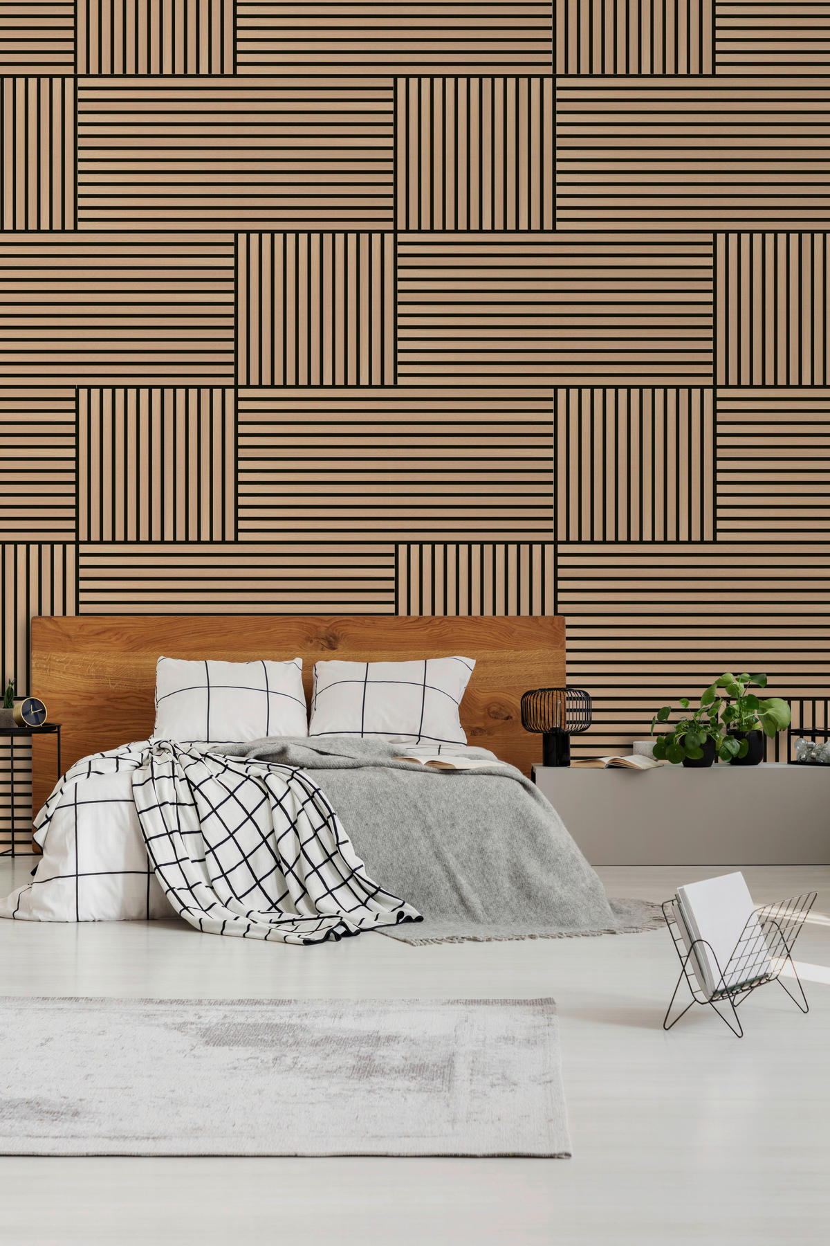 AKUSTIČNI PANEL  Modular Wall System     52/104 cm      - barve hrasta, Design, leseni material (52/104cm) - MID.YOU