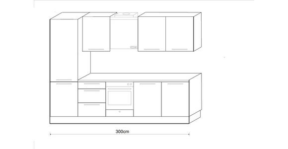 EINBAUKÜCHE - Grau, Design, Holzwerkstoff - Dieter Knoll