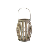 LYKTA - klar/brun, Trend, trä/glas (22/30cm) - Ambia Home