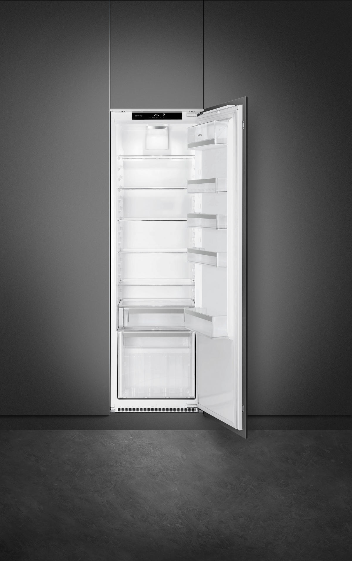 KÜHLSCHRANK 55,6/176,9/54,9 cm S8L174D3E  - Weiß, Basics, Metall (55,6/176,9/54,9cm) - SMEG