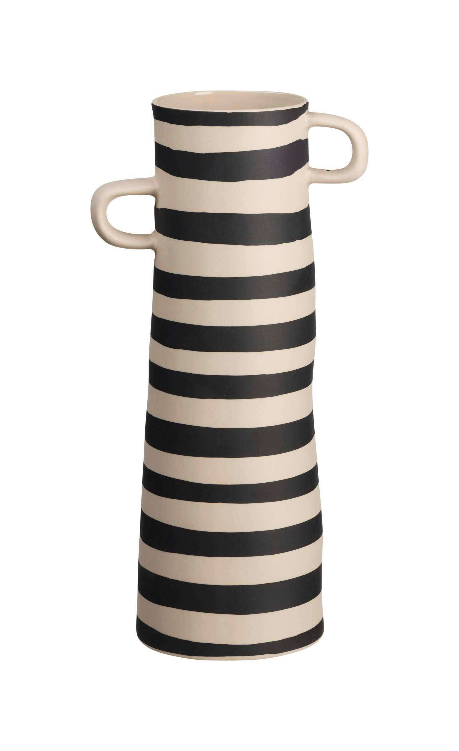 VAZA 10/28 cm keramika - bež/crna, Osnovno, keramika (10/28cm) - ASA