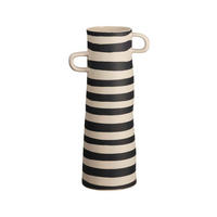 VAZA  10/28 cm    keramika  - bež/crna, Basics, keramika (10/28cm) - ASA
