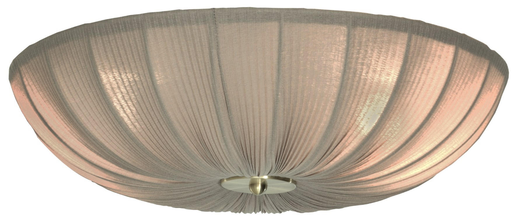Plafond Aneta Aneta  - grå, Klassisk, metall/textil (55/12,5/55cm) - Best Price