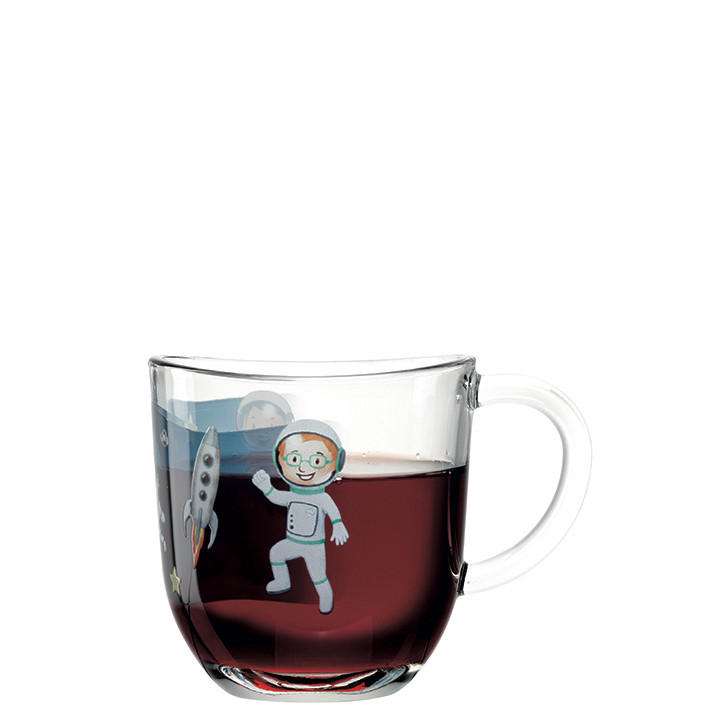 KINDERTASSE  - Klar, Trend, Glas (11,5/8,8/8,4cm) - Leonardo