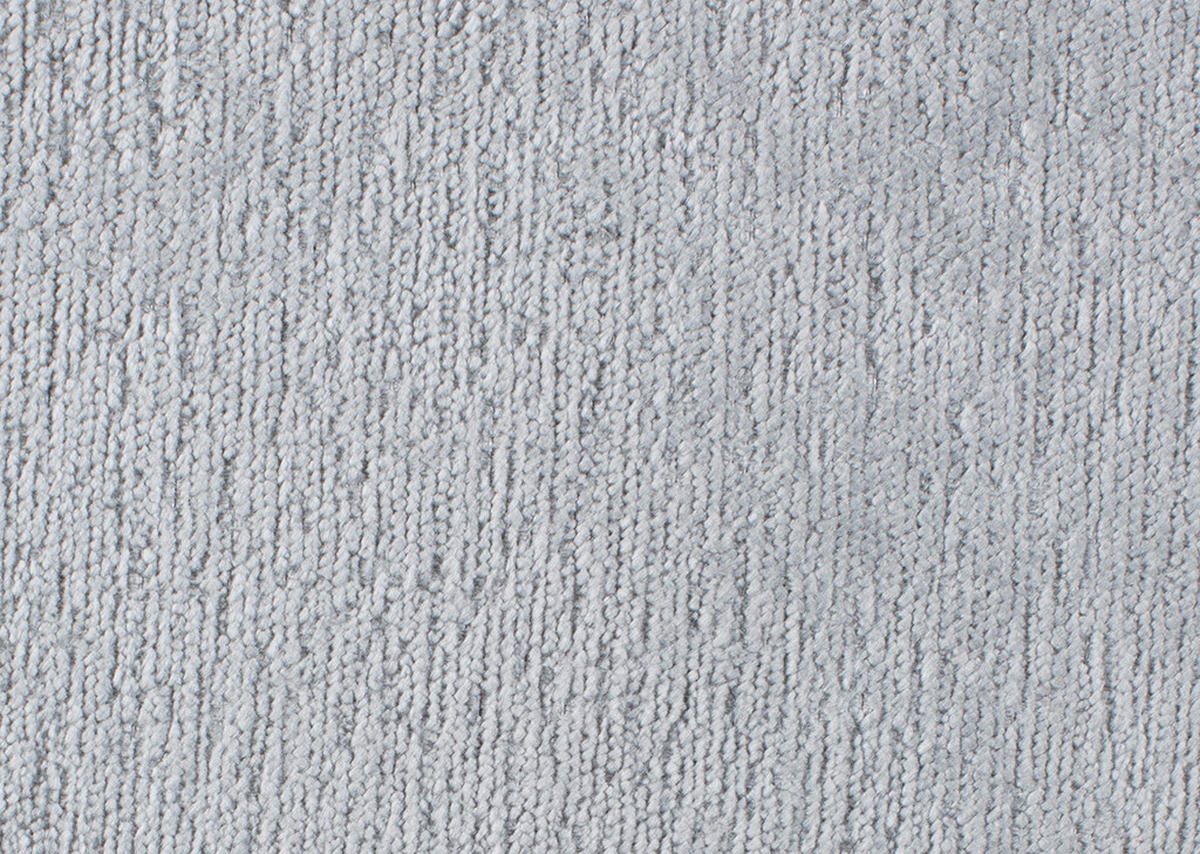 ECKSOFA Grau Chenille  - Silberfarben/Grau, KONVENTIONELL, Textil/Metall (284/143cm) - Carryhome